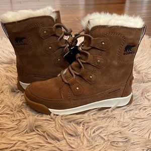 New - Sorel Youth Whitney II Joan Lace WP Boots, Size 1